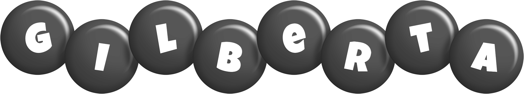 Gilberta candy-black logo