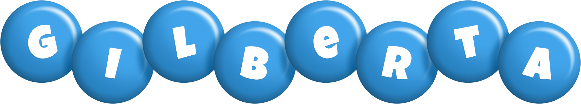 Gilberta candy-blue logo