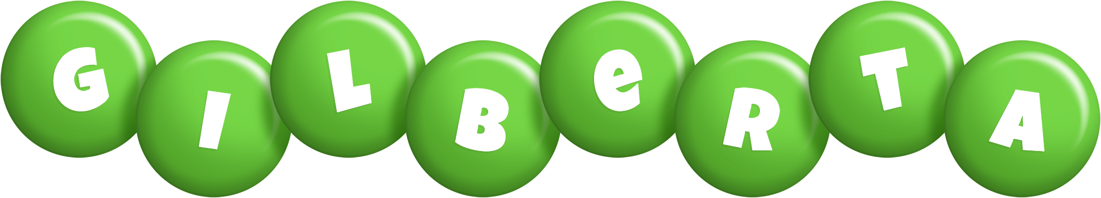 Gilberta candy-green logo
