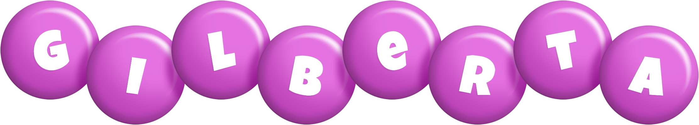 Gilberta candy-purple logo
