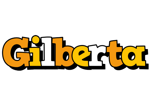 Gilberta cartoon logo
