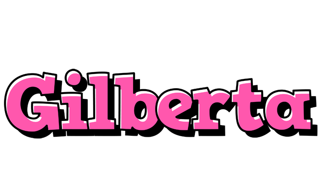 Gilberta girlish logo