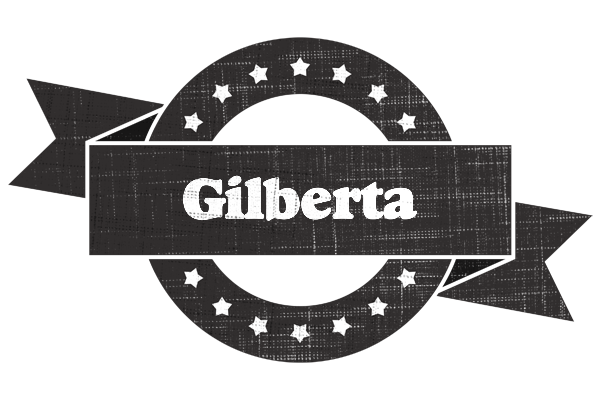 Gilberta grunge logo