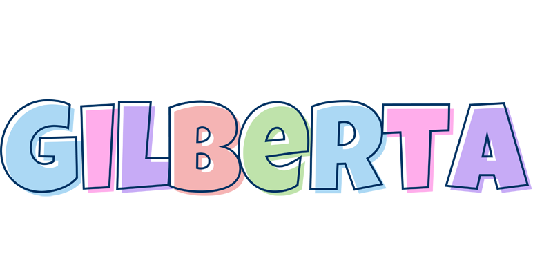 Gilberta pastel logo