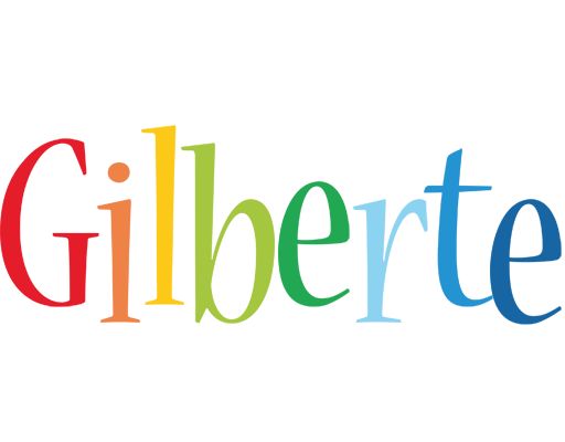 Gilberte birthday logo