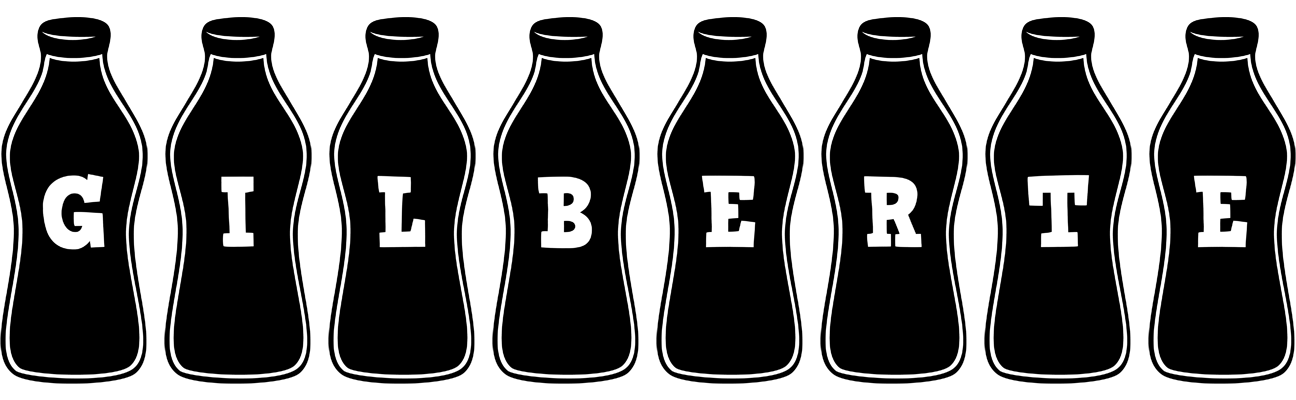 Gilberte bottle logo