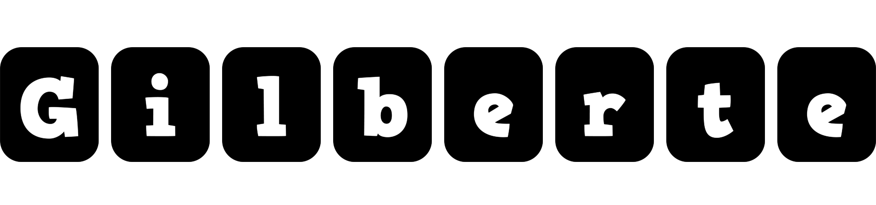Gilberte box logo