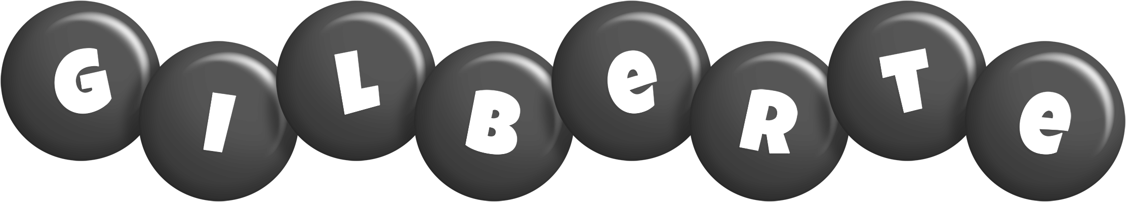 Gilberte candy-black logo