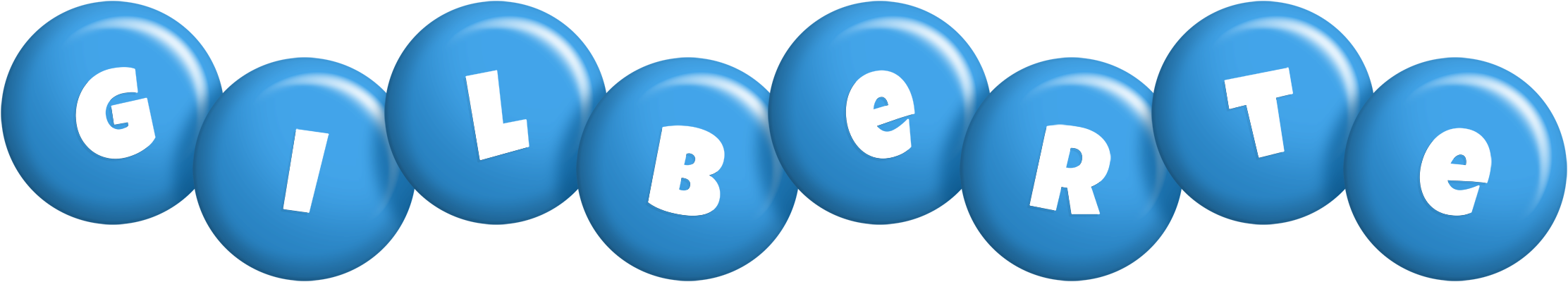 Gilberte candy-blue logo