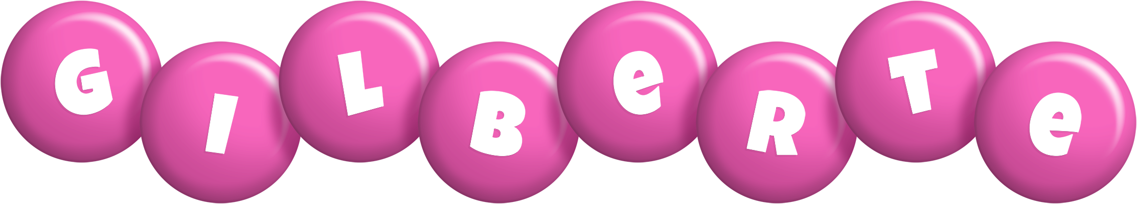 Gilberte candy-pink logo