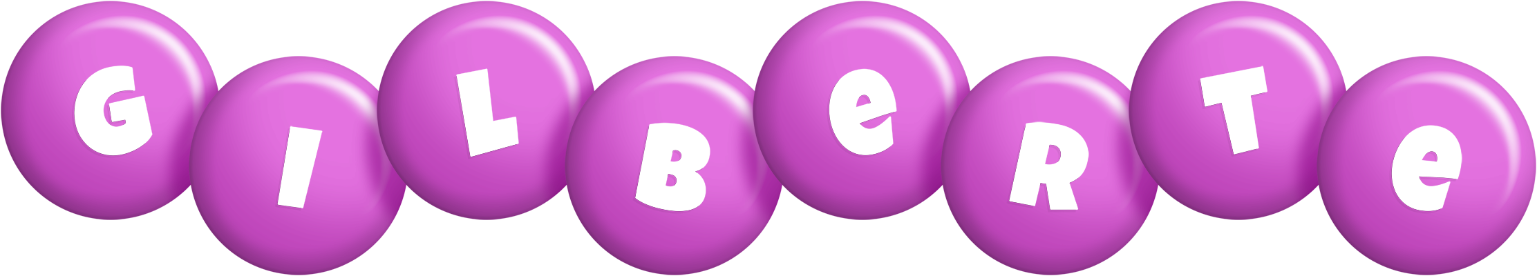 Gilberte candy-purple logo