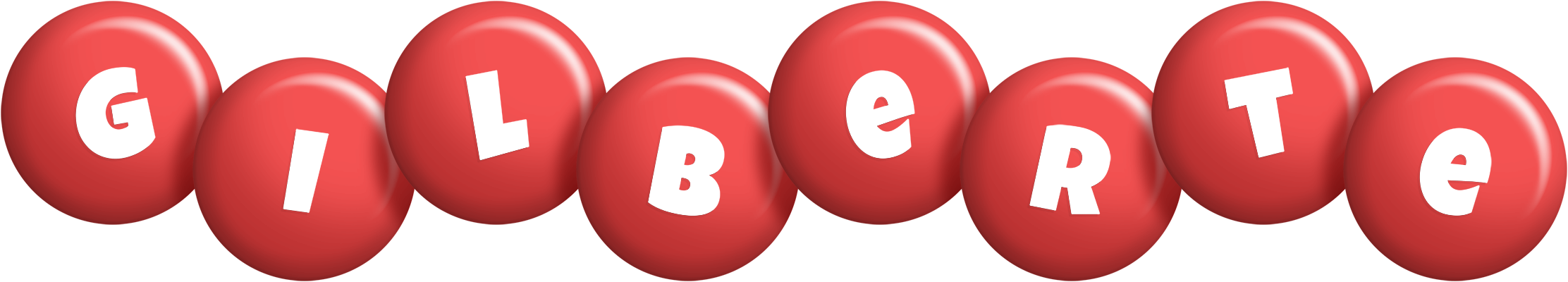 Gilberte candy-red logo