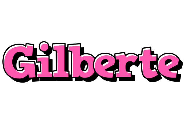 Gilberte girlish logo