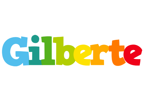 Gilberte rainbows logo