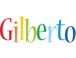 Gilberto birthday logo