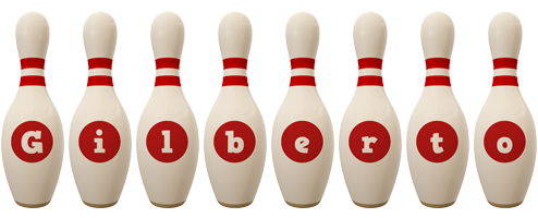 Gilberto bowling-pin logo