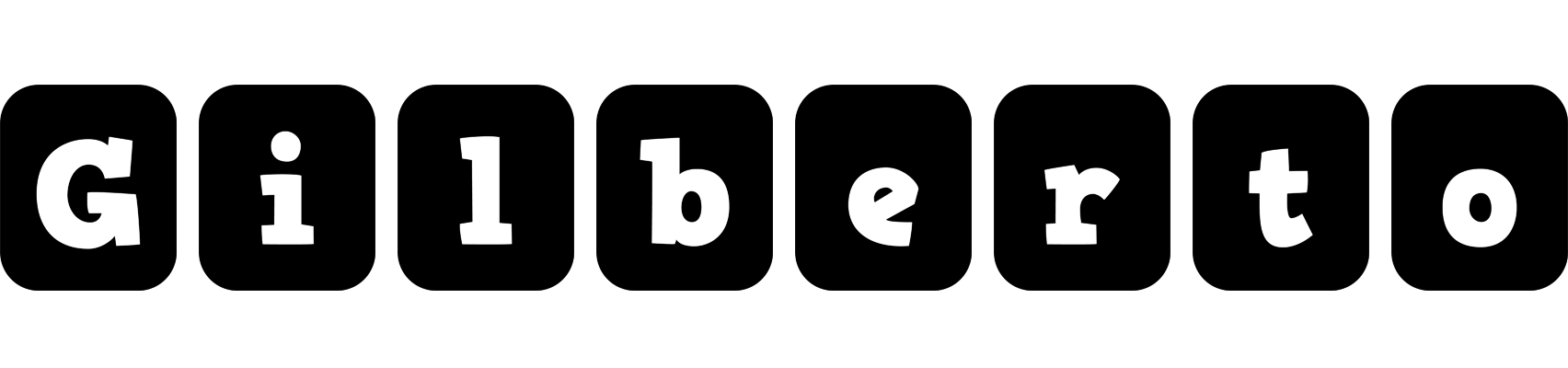 Gilberto box logo
