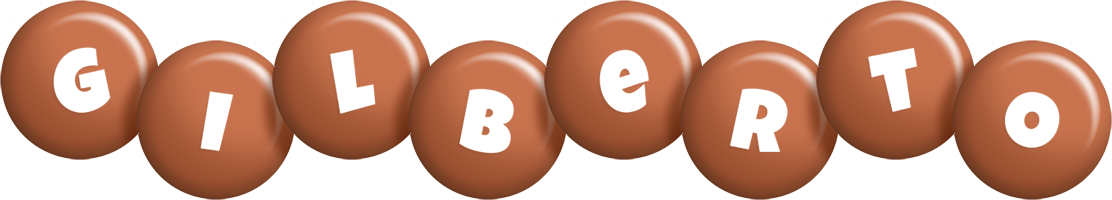 Gilberto candy-brown logo