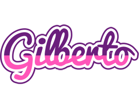 Gilberto cheerful logo