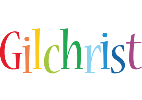 Gilchrist birthday logo