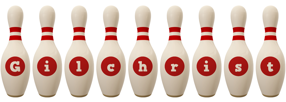 Gilchrist bowling-pin logo