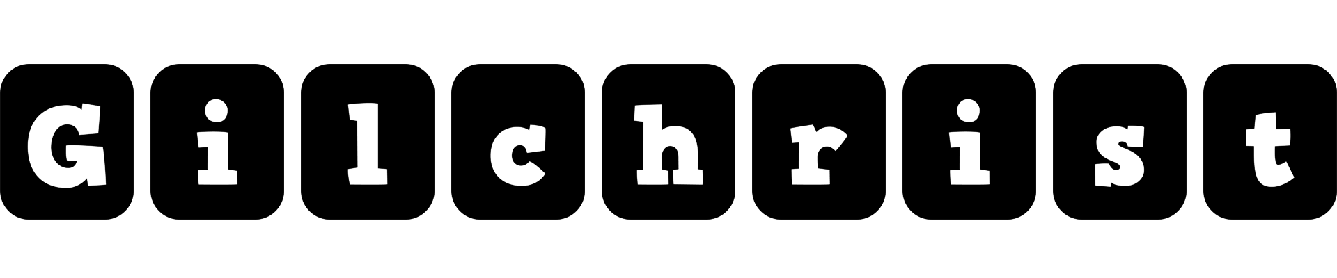 Gilchrist box logo
