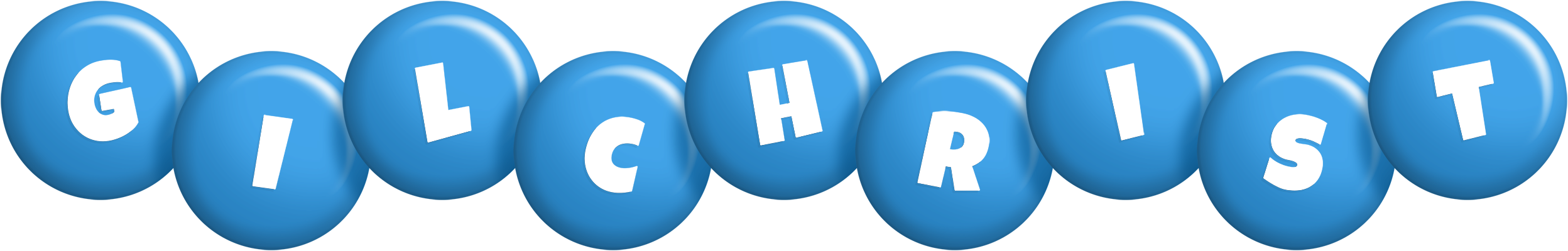 Gilchrist candy-blue logo