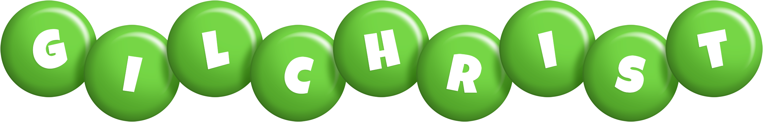 Gilchrist candy-green logo