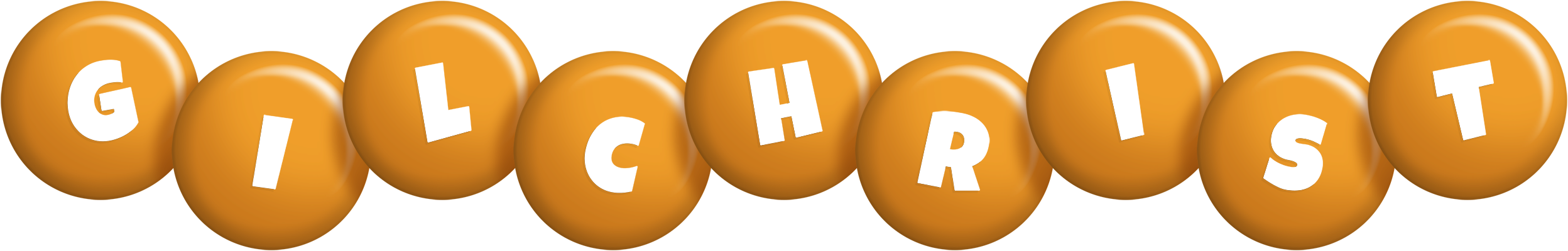 Gilchrist candy-orange logo