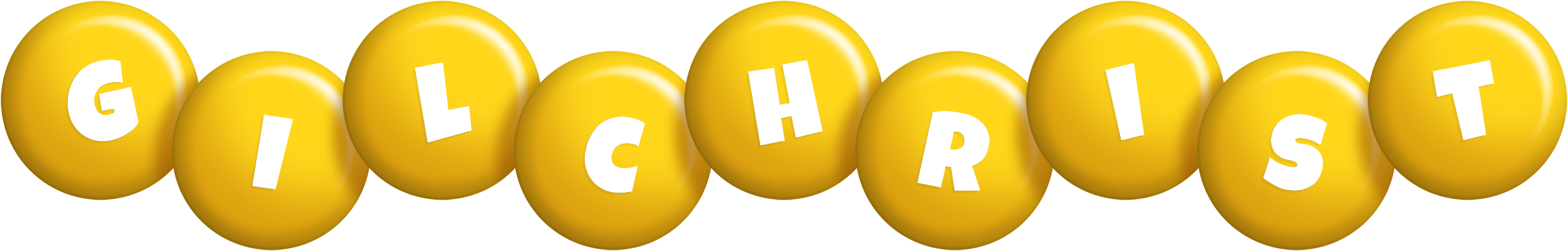 Gilchrist candy-yellow logo