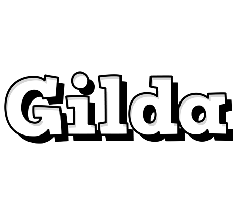 Gilda snowing logo