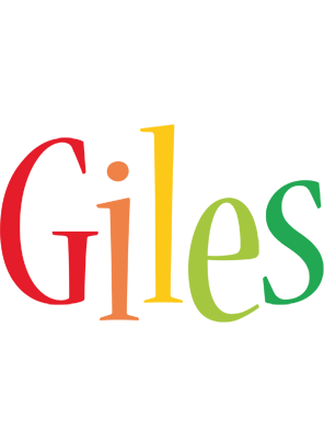 Giles birthday logo