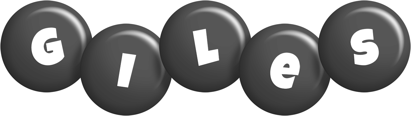Giles candy-black logo