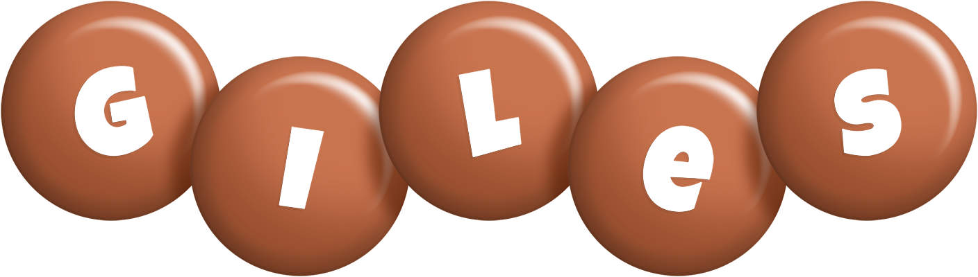 Giles candy-brown logo
