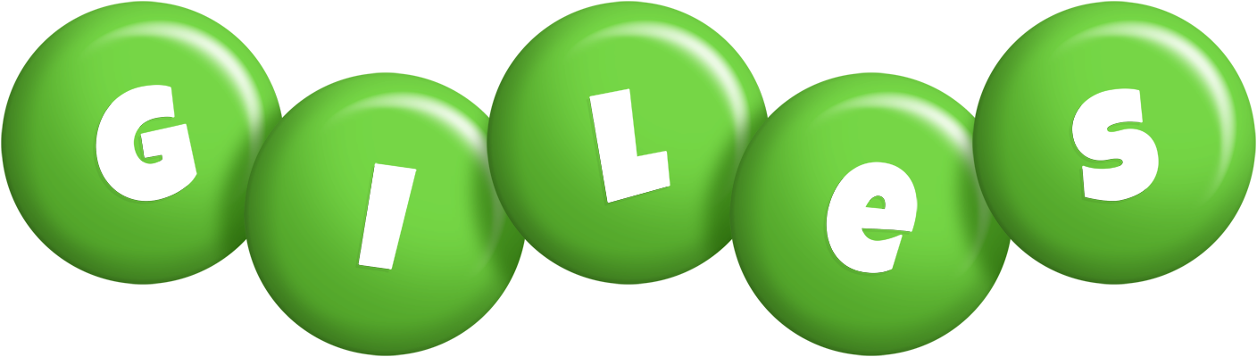 Giles candy-green logo