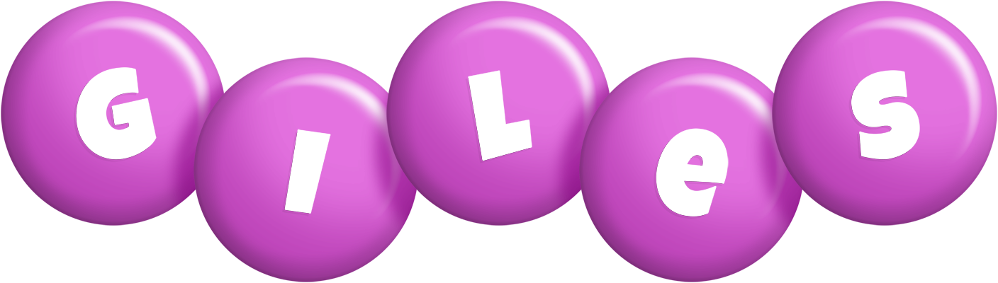 Giles candy-purple logo