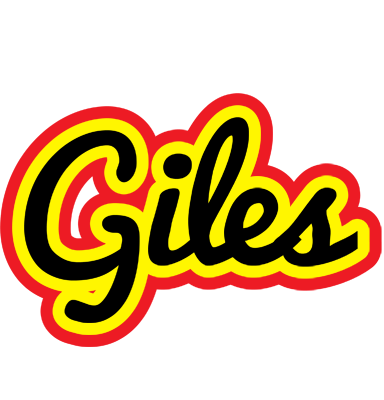 Giles flaming logo