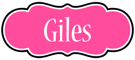 Giles invitation logo