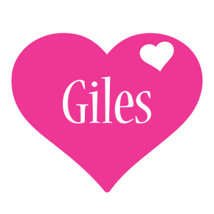 Giles love-heart logo