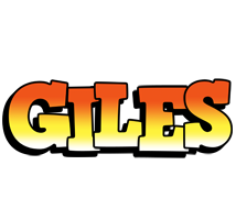 Giles sunset logo