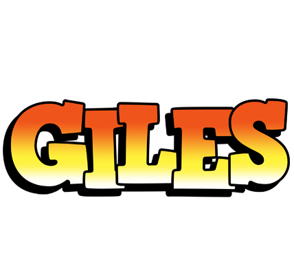 Giles sunset logo