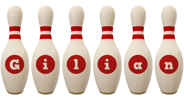 Gilian bowling-pin logo