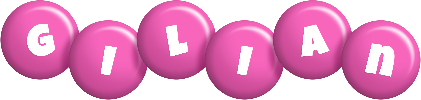 Gilian candy-pink logo