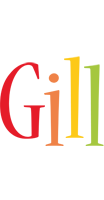 Gill birthday logo