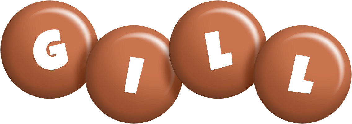 Gill candy-brown logo