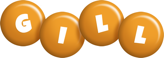 Gill candy-orange logo