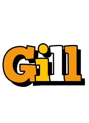 Gill cartoon logo