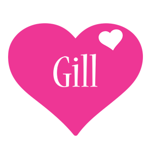 Gill love-heart logo
