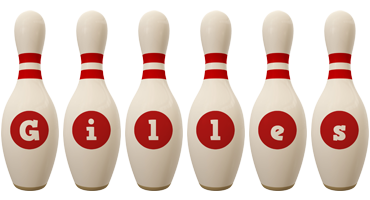 Gilles bowling-pin logo