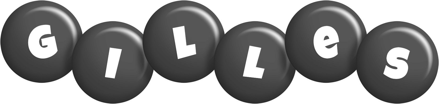 Gilles candy-black logo